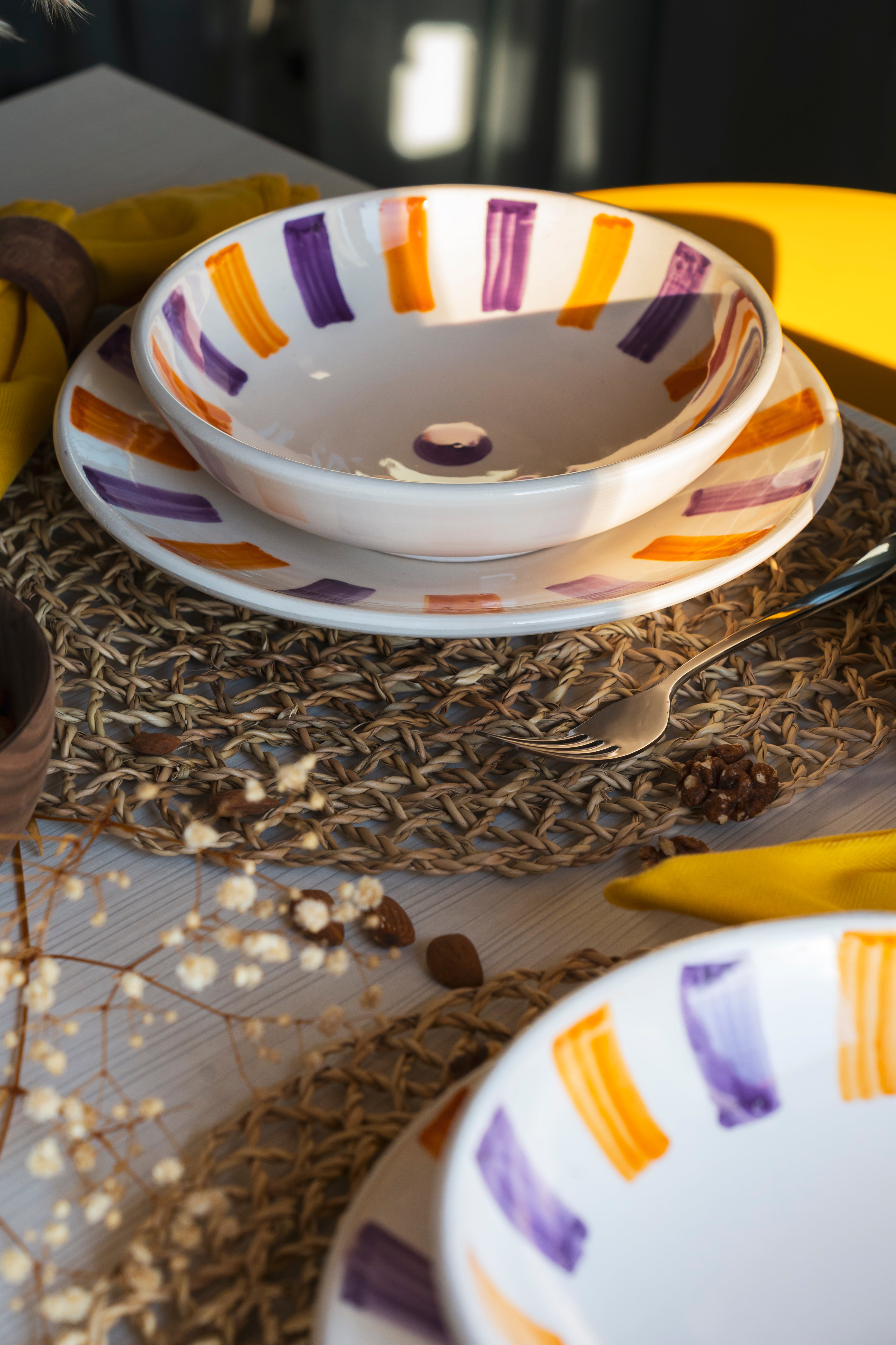 Collection Mogador - Pasta/Salad Plate 21 cm Mogador Sunset MS-002