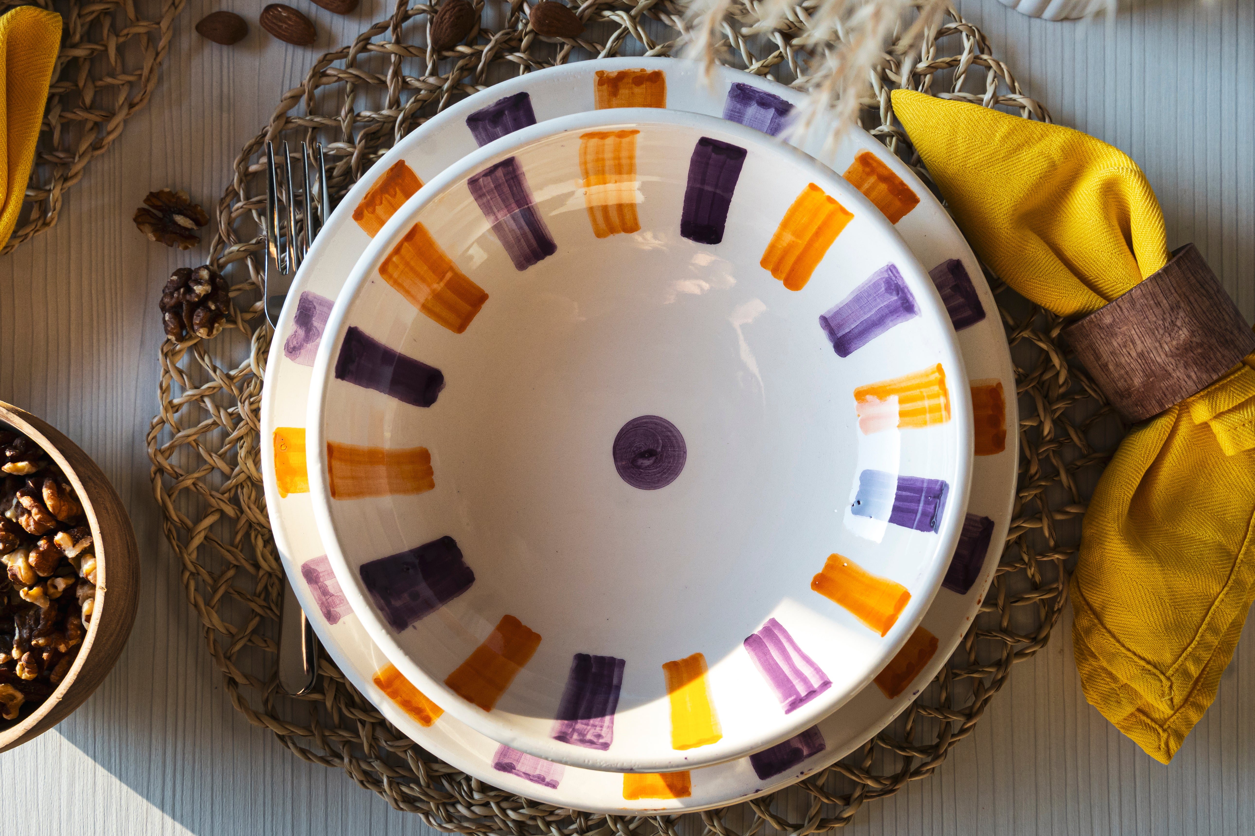 Mogador Sunset - 2 Piece Dinner Set (25 / 21 cm ) MS-001