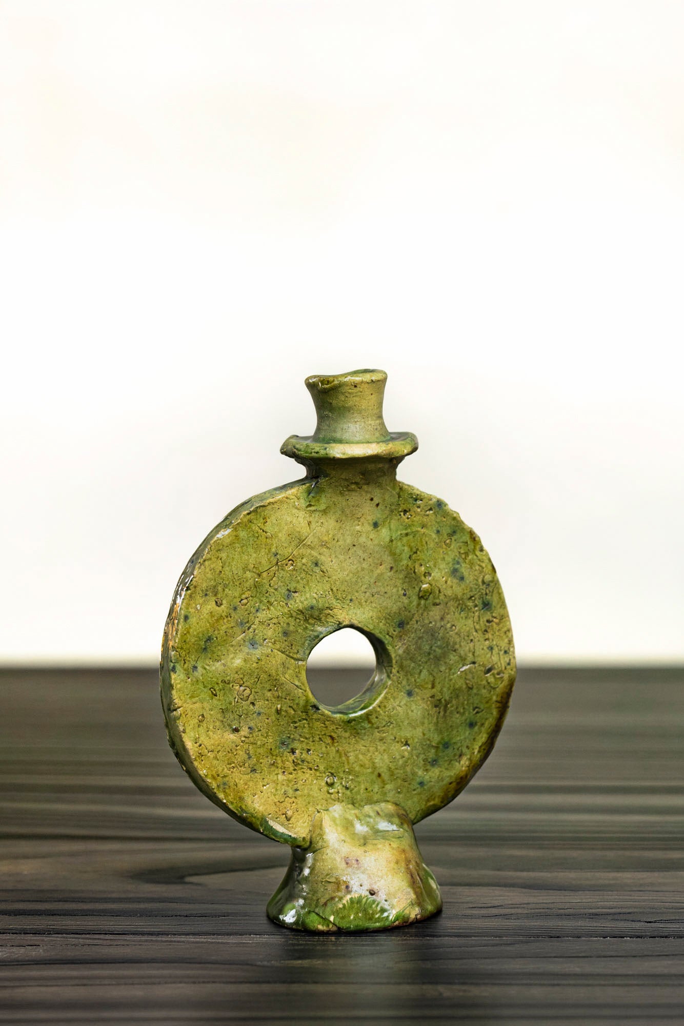 LUNA - argilla smaltata verde