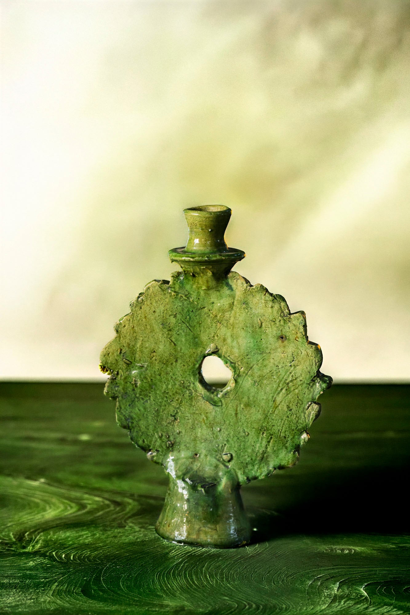 SOLE - argilla smaltata verde