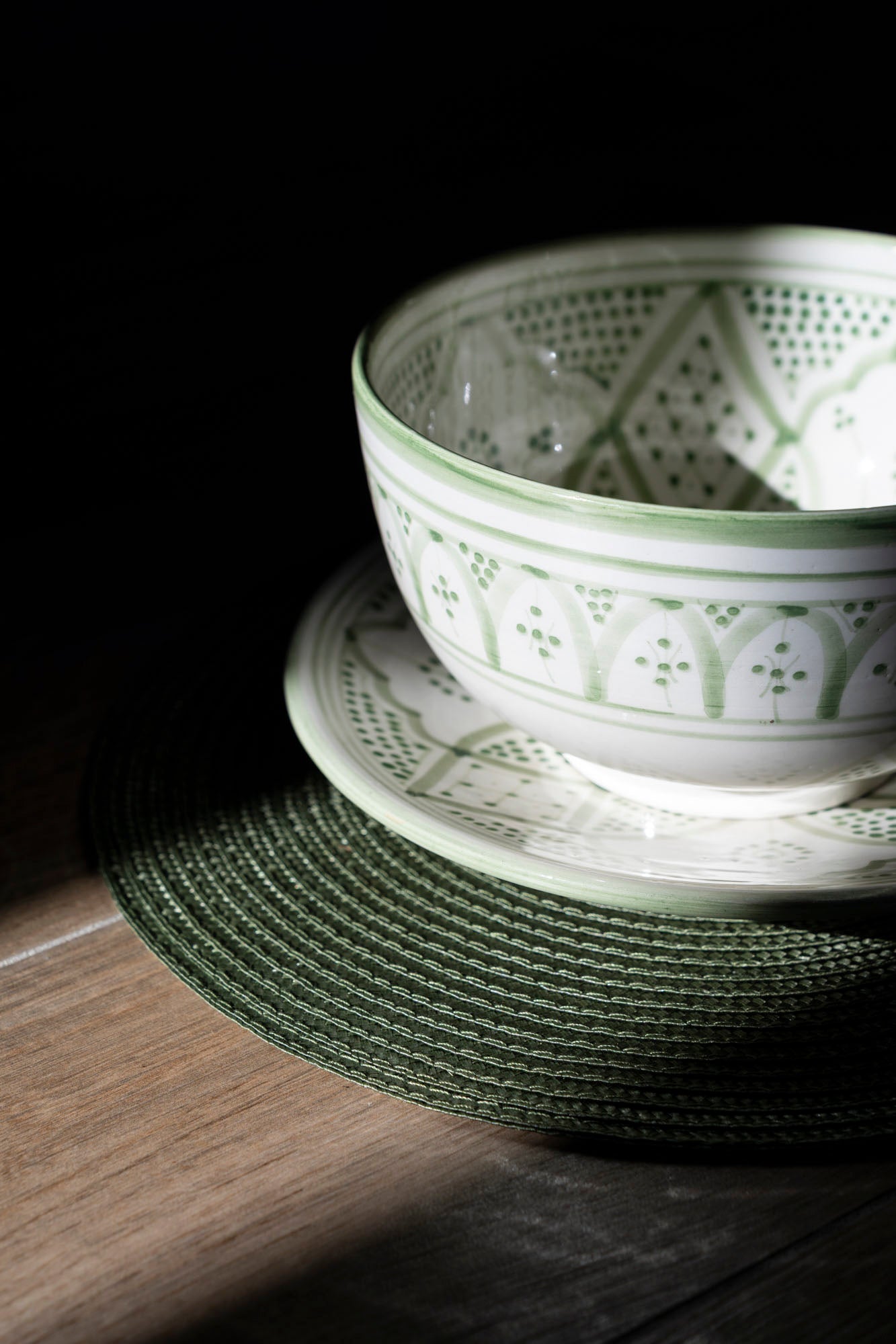 Tazrzit – Signature Table Set (3 Pieces) | Verde
