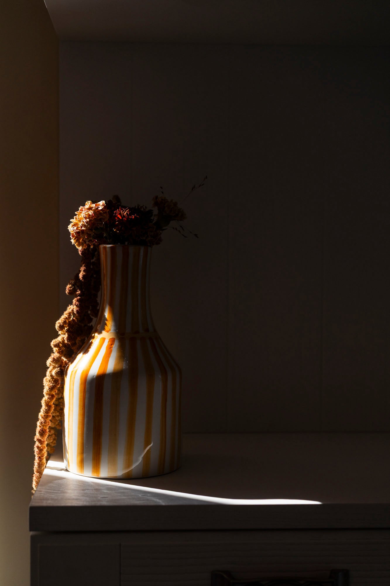Ray - yellow | Handmade Vase/Bottle - V003