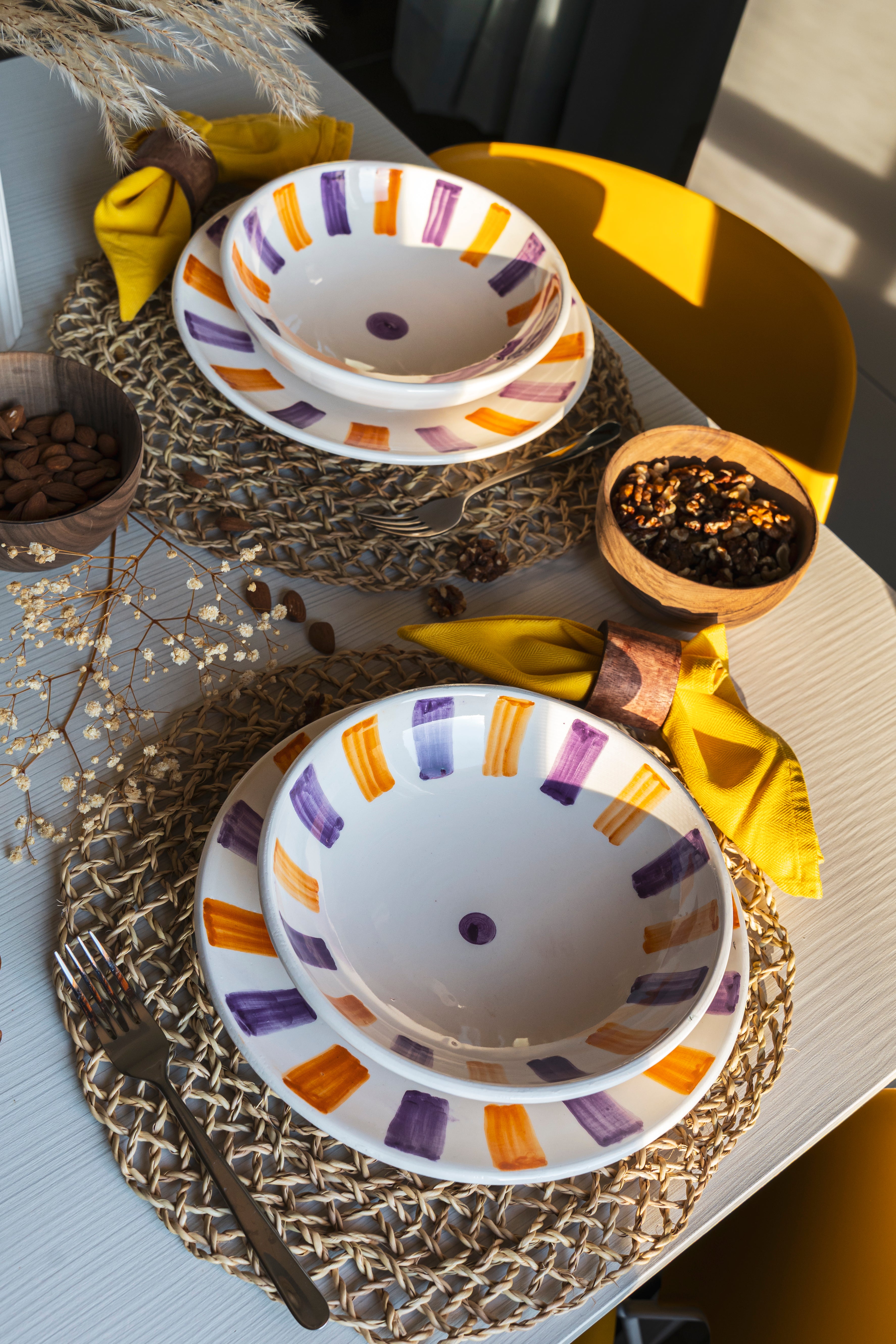 Mogador Sunset - 2 Piece Dinner Set (25 / 21 cm ) MS-001
