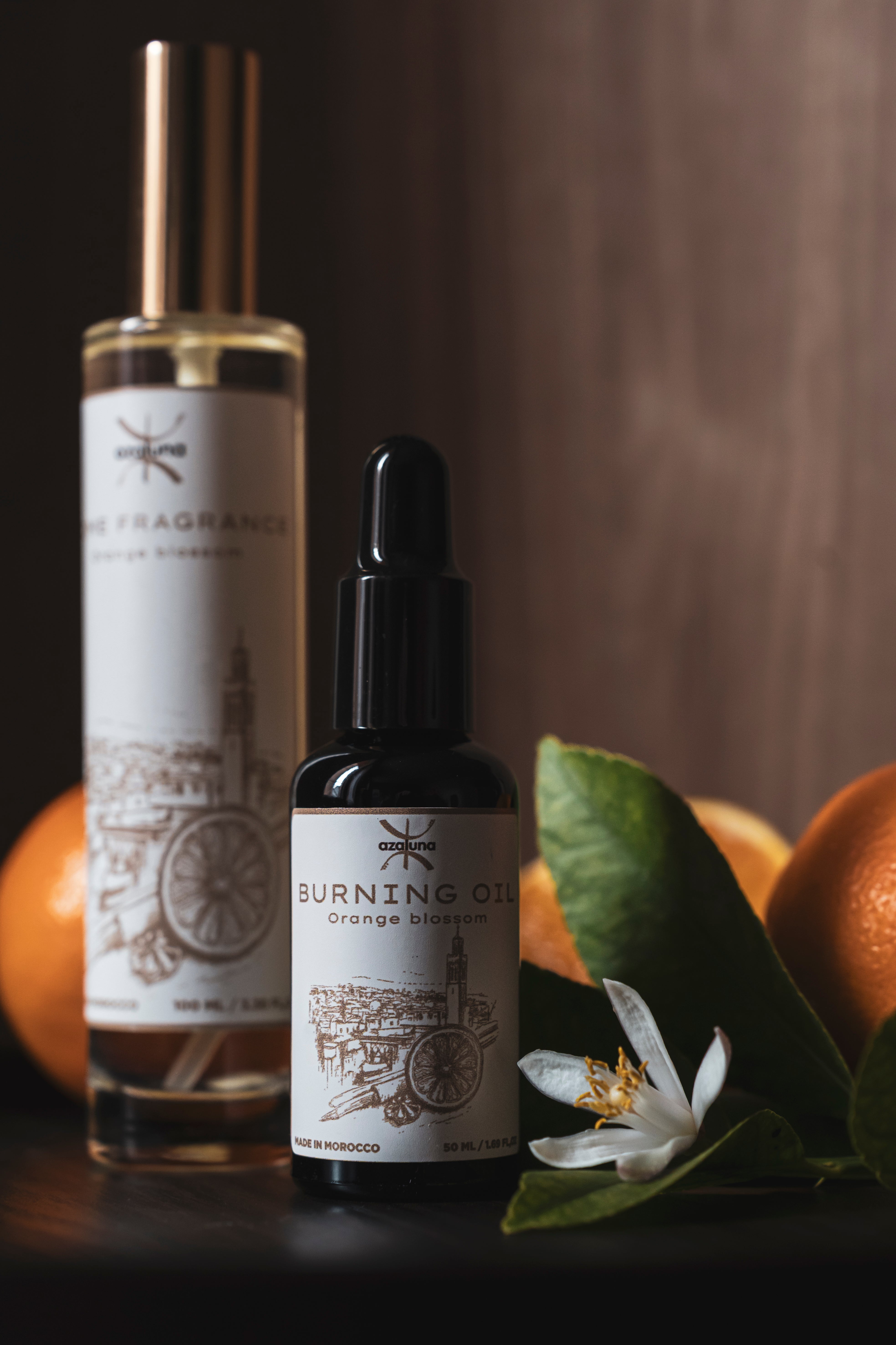Azaluna Home Fragrance - Orange Blossom |Burning Oil For Diffusers 50 ml