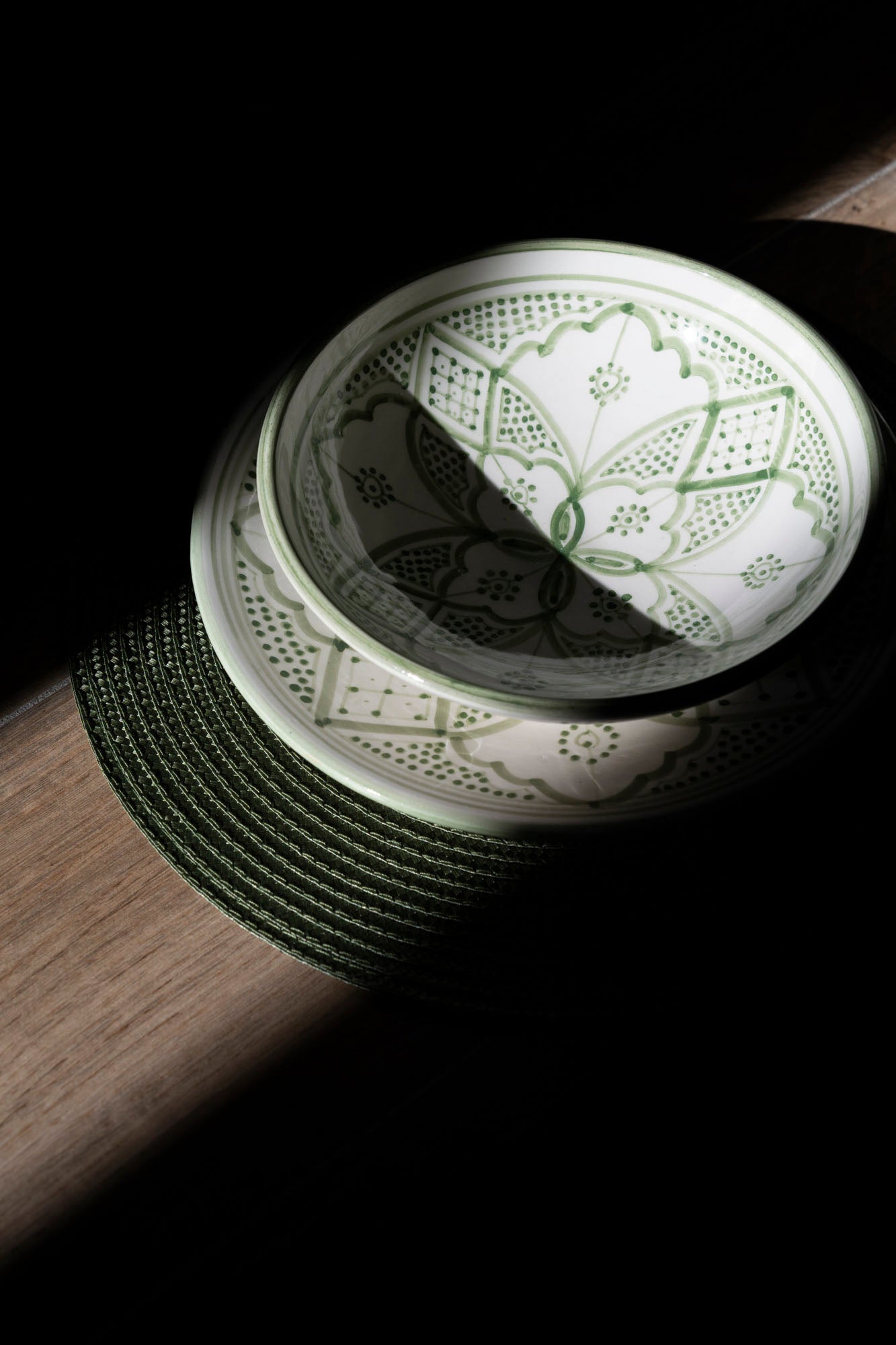 Tazrzit – Signature Table Set (3 Pieces) | Verde